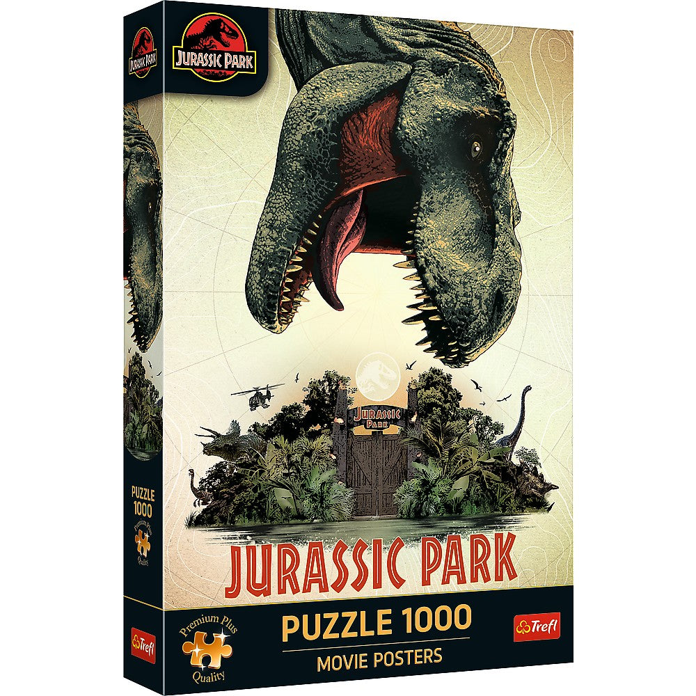 PUZZLE TREFL 1000 PREMIUM PLUS JURASSIC PARK - Imagine 1 [ps:aa9c0f15-0147-489f-8ca3-23872efbbba1]
