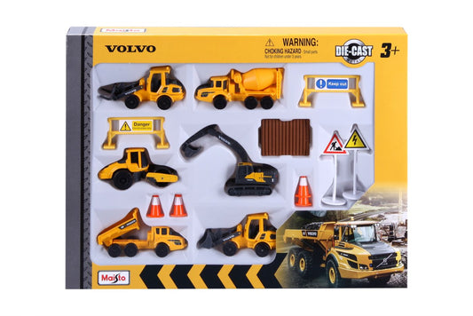 MAISTO SET UTILAJE DE CONSTRUCTII VOLVO - Imagine 1