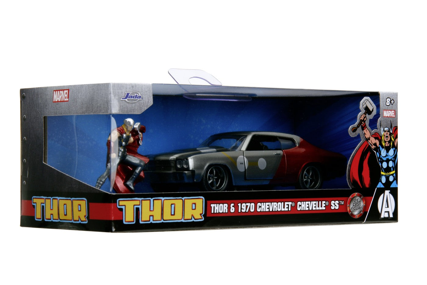 JADA MARVEL SET FIGURINA METALICA THOR SI MASINUTA CHEVY - Imagine 1 [ps:c35eba8e-9c81-4a8c-bc20-0d3fe9a8add3]