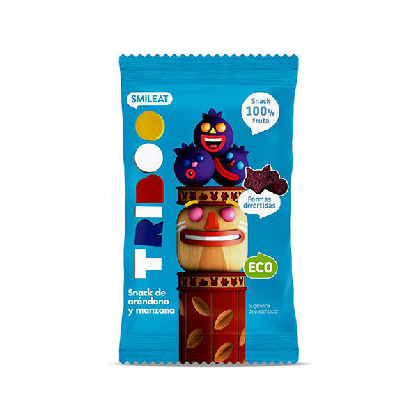 Smileat Gustare(snack) din afine si mere Triboo 25g, Eco - Imagine 1 [ps:fe688cfd-b51f-48c0-89c3-1844657de21b]