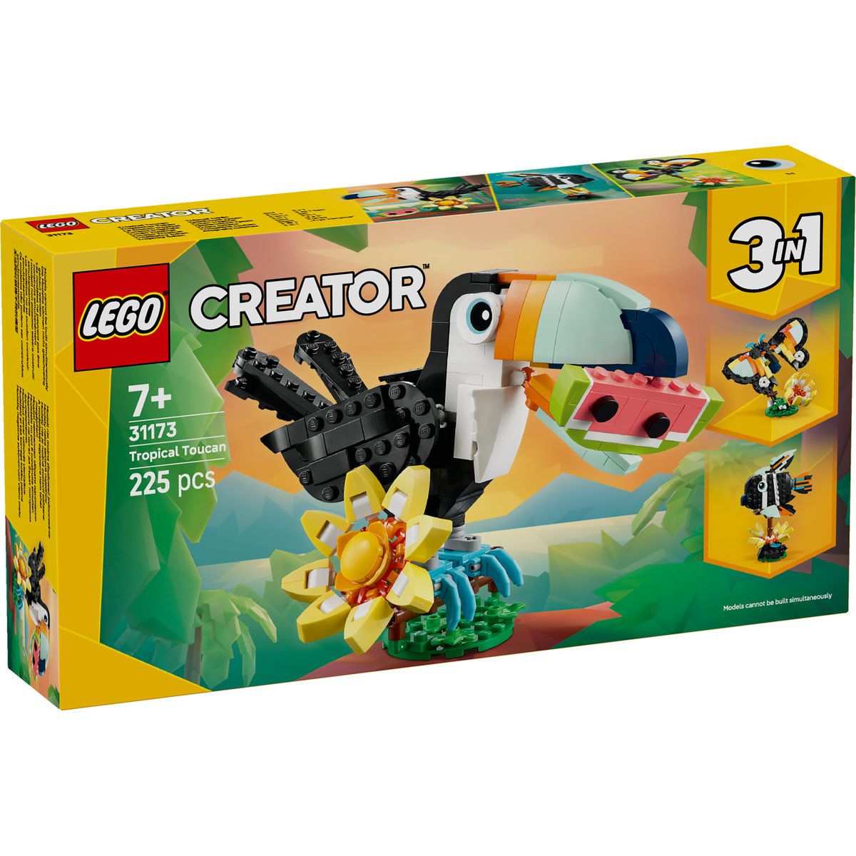 LEGO CREATOR ANIMALE SALBATICE TUCAN TROPICAL 31173 - Imagine 1 [ps:71f08566-e70f-4208-905b-ee81989730d6]
