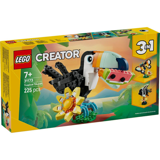 LEGO CREATOR ANIMALE SALBATICE TUCAN TROPICAL 31173 - Imagine 1 [ps:71f08566-e70f-4208-905b-ee81989730d6]