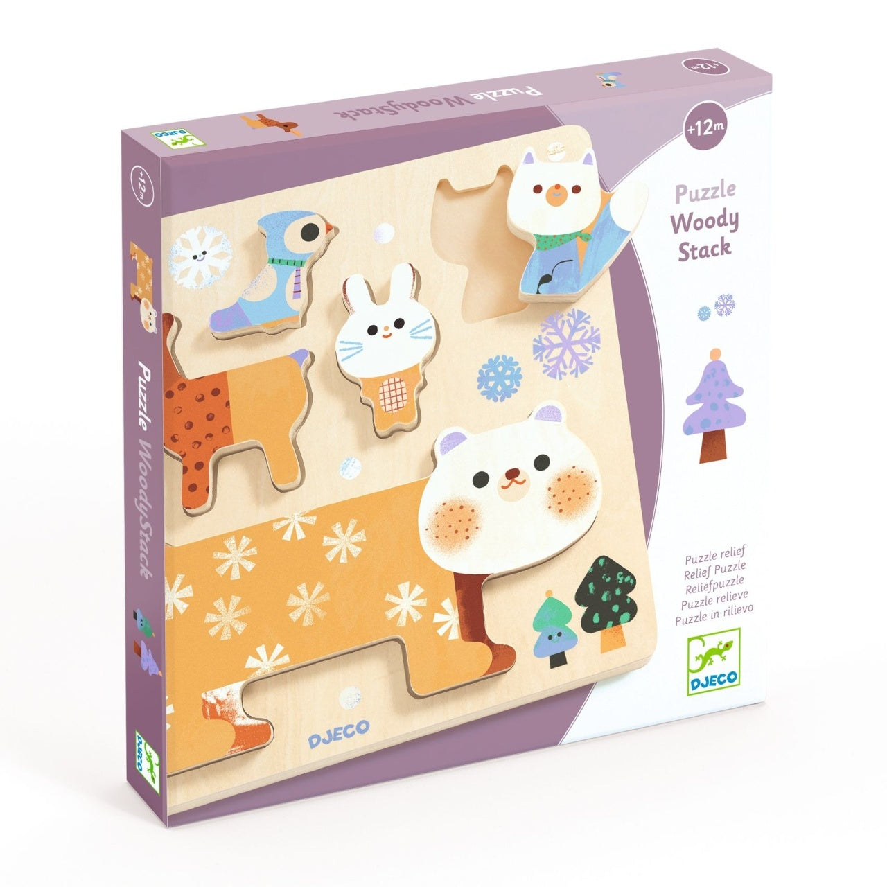 Puzzle lemn animale simpatice, Djeco - Imagine 1 [ps:17ae3e40-80ca-410e-9ff3-c22f4abca469]