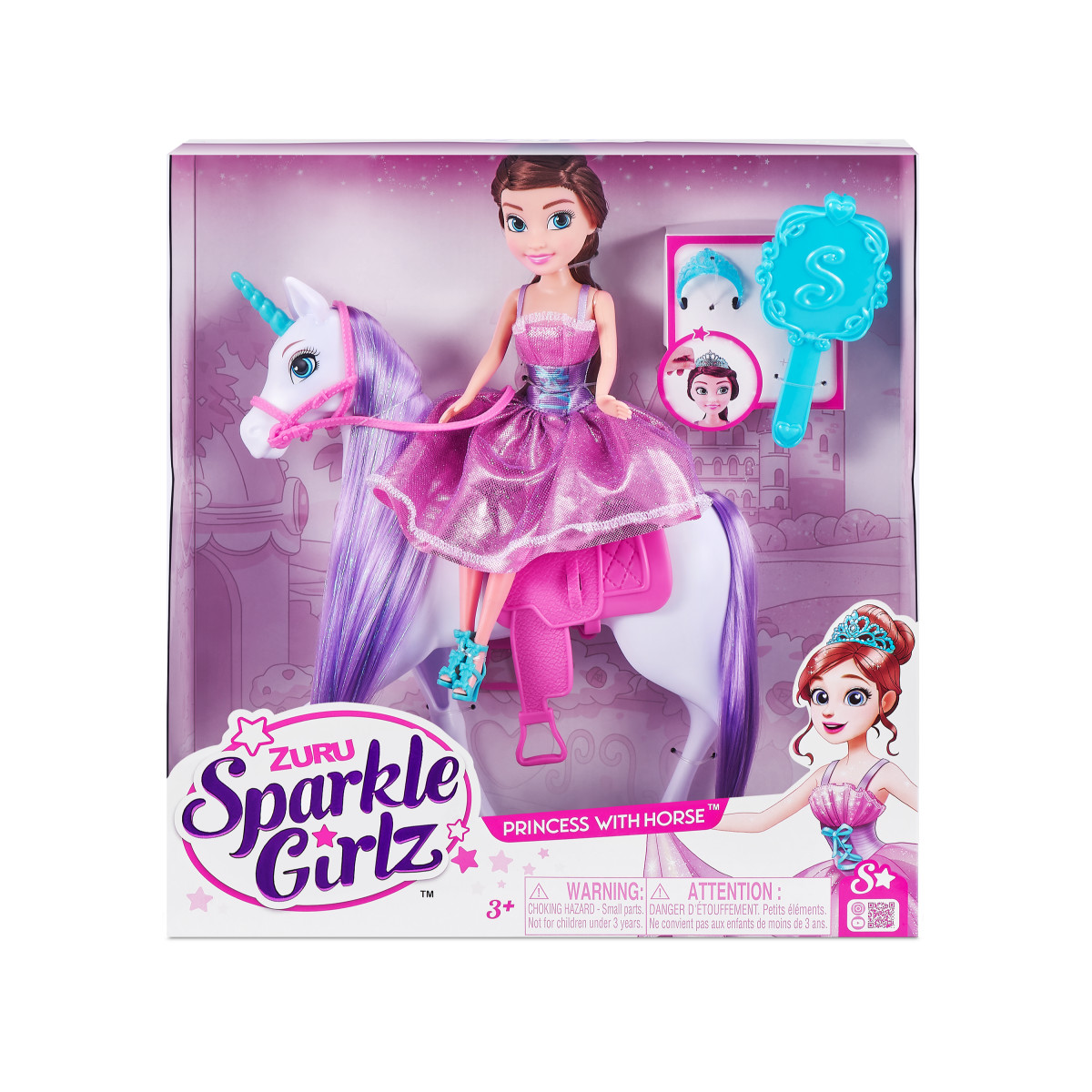 SPARKLE GIRLZ, set de joaca, Papusa Cu Unicorn - Imagine 1 [ps:81729d77-d7d2-4799-826a-6a039d23cc47]