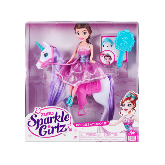 SPARKLE GIRLZ, set de joaca, Papusa Cu Unicorn - Imagine 1 [ps:81729d77-d7d2-4799-826a-6a039d23cc47]