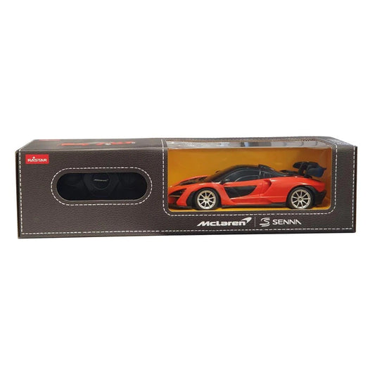 MASINA CU TELECOMANDA MCLAREN SENNA PORTOCALIU CU SCARA - Alb [ps:bf01c88a-b106-4c87-af00-97656b8d2088]