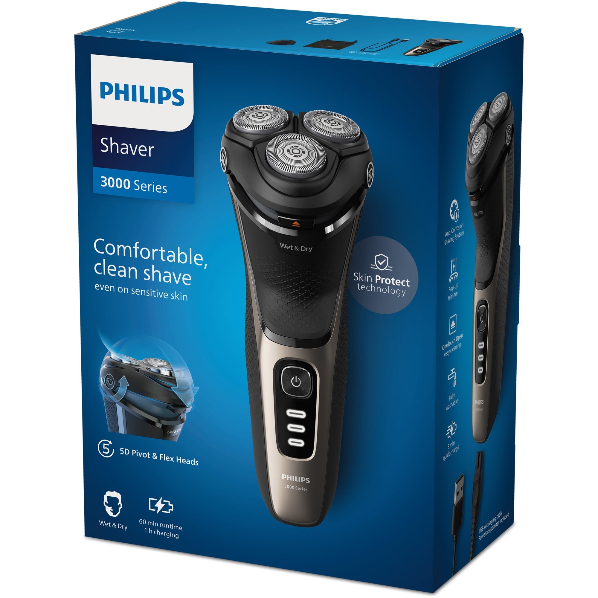 S3242/12 Aparat de ras electric umed si uscat Philips - Default Title (1) [ps:d7c381cb-507e-4d04-a740-0fcb9c7f145c]