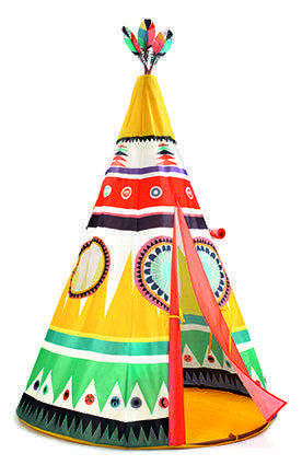 Cort Teepee, Djeco - Imagine 1 [ps:b6e8f71b-d938-4649-8960-036e37e9fa35]