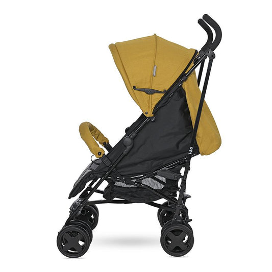 Cărucior Sport Lorelli Ida, 6 luni - 3 ani, Galben-Negru - de la 6 luni pana la 3 ani, maxim 15 kg, pliere tip umbrela, Galben cu Negru (1) [ps:b079e96d-d8ef-497c-9537-97746e438f6e]