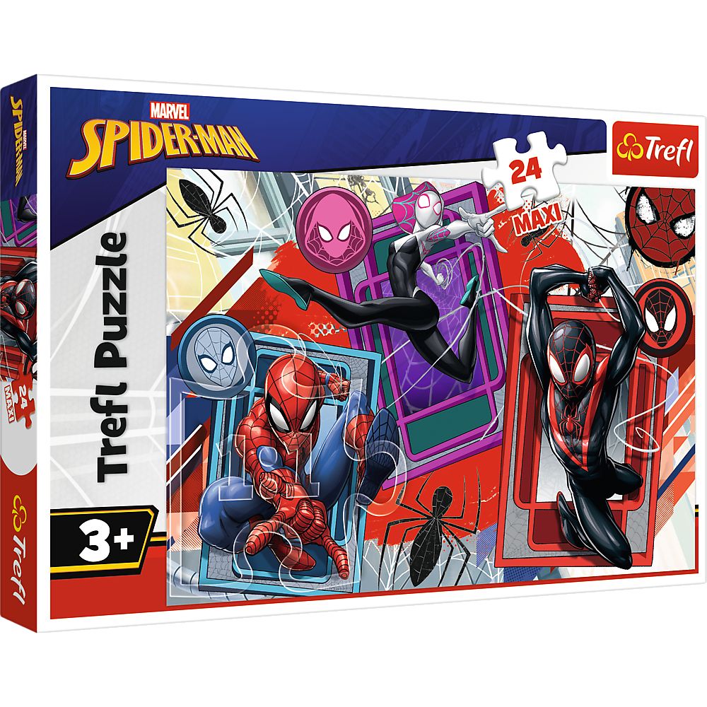 PUZZLE TREFL 24 MAXI MARVEL SPIDERMAN SIMTURI DE PAIANJEN - Imagine 1 [ps:870d2735-53d1-41ea-b0f8-919068c56457]