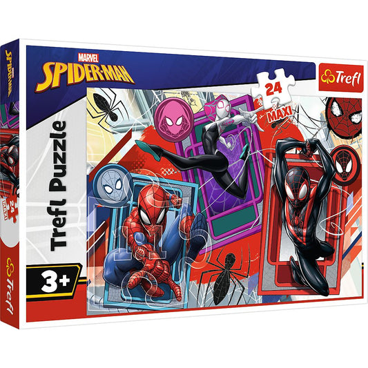 PUZZLE TREFL 24 MAXI MARVEL SPIDERMAN SIMTURI DE PAIANJEN - Imagine 1 [ps:870d2735-53d1-41ea-b0f8-919068c56457]