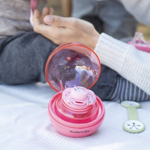Sterilizator UV pentru suzete Duccio, roz, Suavinex - Roz