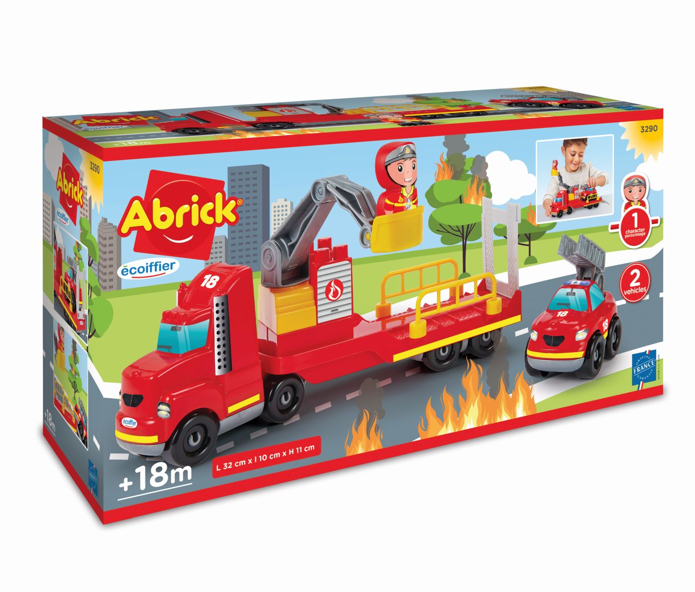 ECOIFFIER ABRICK CAMION DE POMPIERI Simba - Imagine 1 [ps:44126a82-5829-4d65-9ab1-9edafec2fac3]