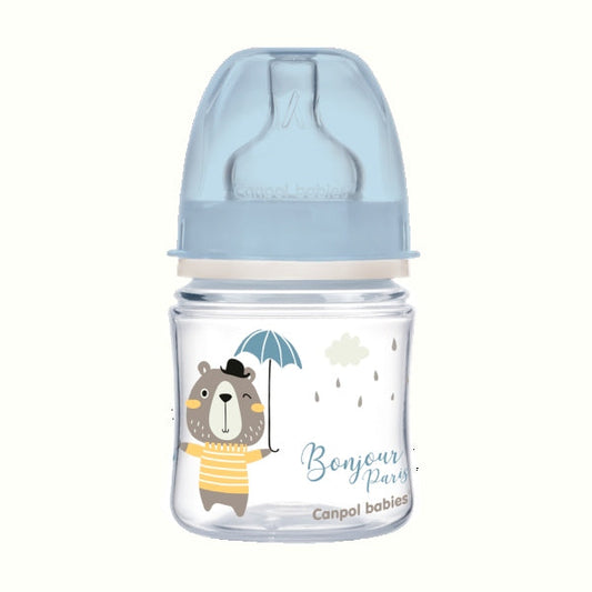 Canpol Babies Biberon Anticolici Cu Gat Larg 120 ml Pp - Imagine 1