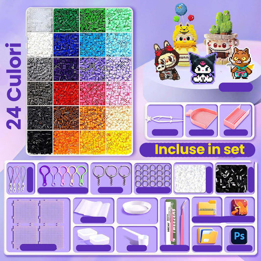 Kit Margele Perle Flippy, Set DIY 3D 2000 piese, Multicolor - Default Title (1) [ps:10d56488-a555-42a1-87dd-172bdb5e5efb]
