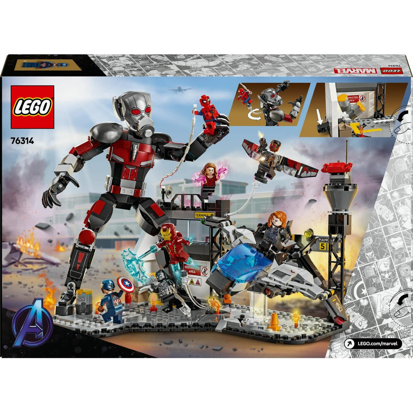 LEGO SUPER HEROES BATALIA DIN CAPTAIN AMERICA: CIVIL WAR - Imagine 1 [ps:d359164b-45da-46a0-96e2-da3d633b5678]