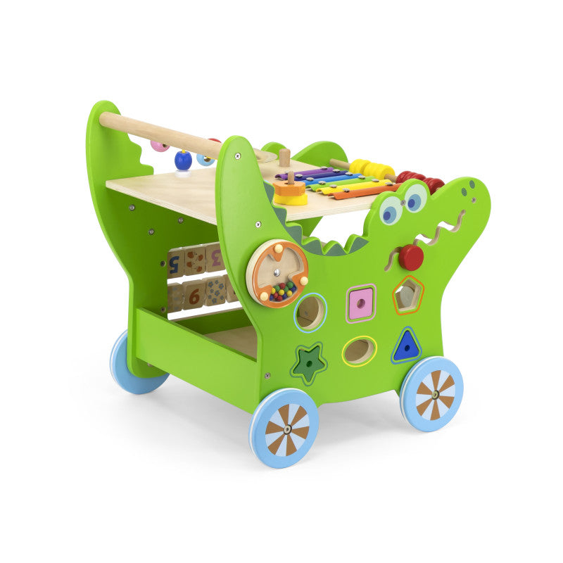 Antemergator cu activitati - Crocodil, Viga - Imagine 1 [ps:67c3bc67-7d0b-43b6-8253-86bc92d74518]