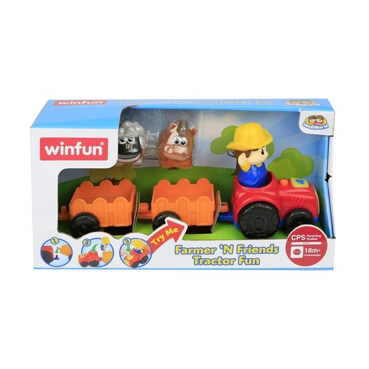 WINFUN TRACTORAS CU REMORCA SI FIGURINA FERMIER - Imagine 1 [ps:831b6e4e-5e82-4bd2-a010-08ebfab867dc]