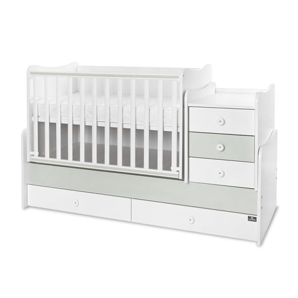 Mobilier Multifuncțional Lorelli Maxi Plus, Trio White Oak - White Milky Green (1) [ps:ef2ee9e1-a5c2-4853-bf98-a896e156c36f]
