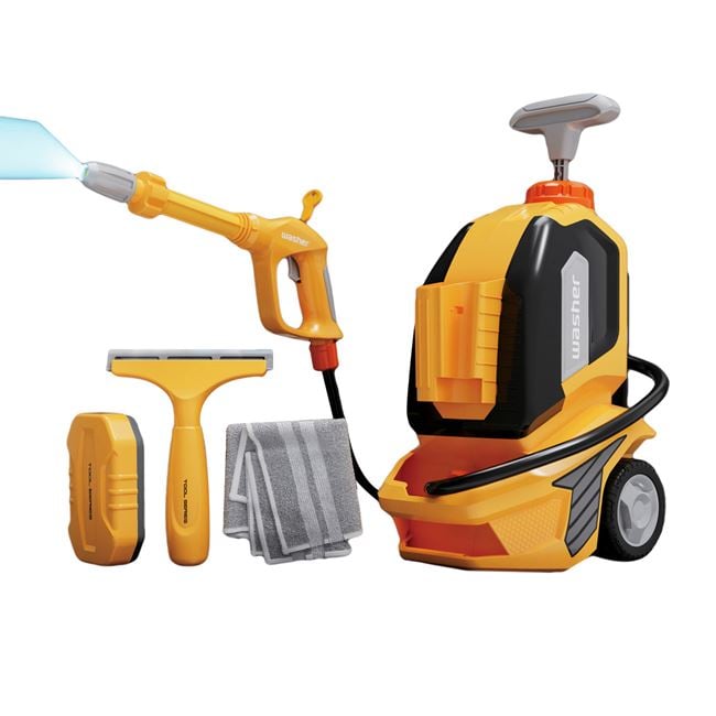Jucărie Aparat Spălat Auto cu Presiune Jumbo - Galben (1) [ps:80bd3277-5567-4bac-a5fe-6a31461e2b3e]