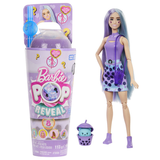 BARBIE POP REVEAL BUBBLE TEA PAPUSA BARBIE TARO MILK Mattel - Imagine 1 [ps:6ea3fcdb-ccb6-4e65-a602-6bc68beb3562]
