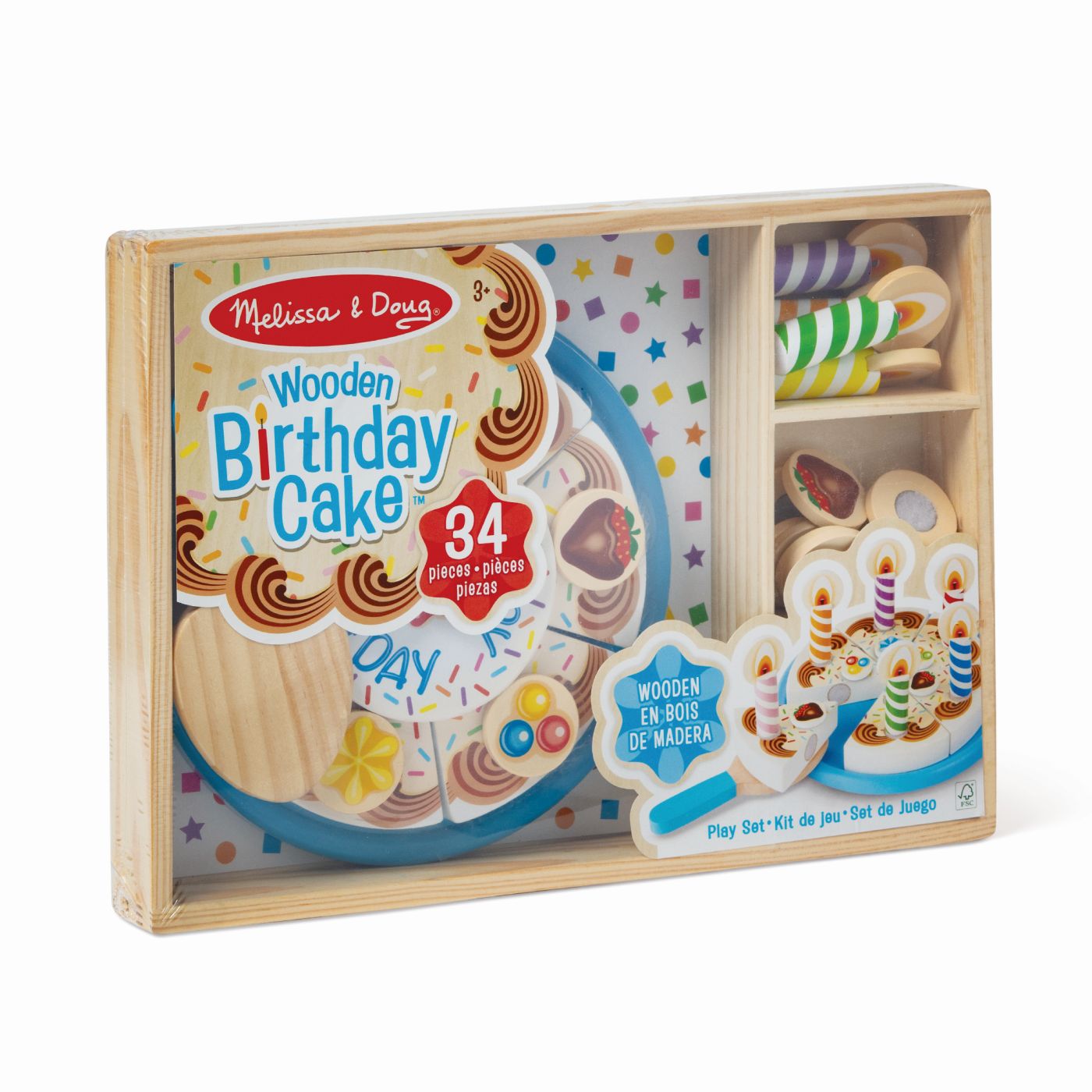 MELISSA AND DOUG SET DE JOACA DIN LEMN TORT ANIVERSAR - Imagine 1 [ps:c95dd5a8-d337-4ccb-a93b-f39fe0325ee6]