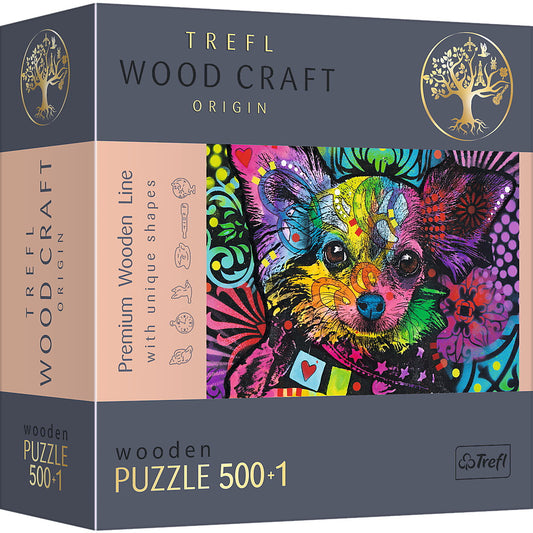 PUZZLE TREFL DIN LEMN 500+1 PIESE CATELUSII DRAGALASI - Imagine 1 [ps:6fb1d3b9-28ed-46c9-9538-578bc9164e23]