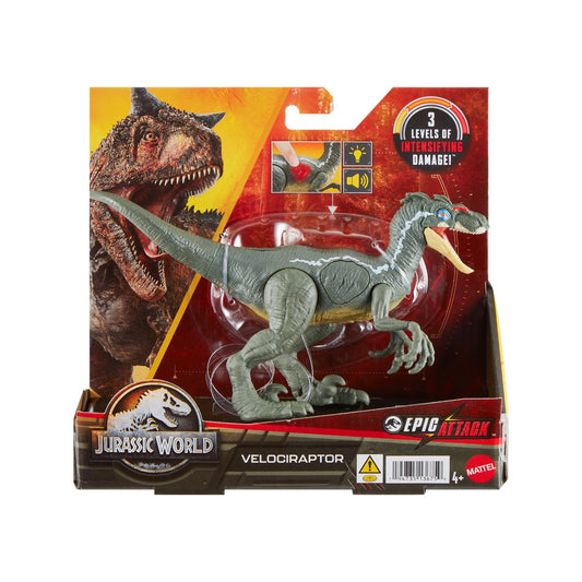 JURASSIC WORLD EPIC ATTACK DINOZAUR VELOCIRAPTOR Mattel - Imagine 1 [ps:3a1883c9-0011-4c90-b13b-ab8e8043d0ed]