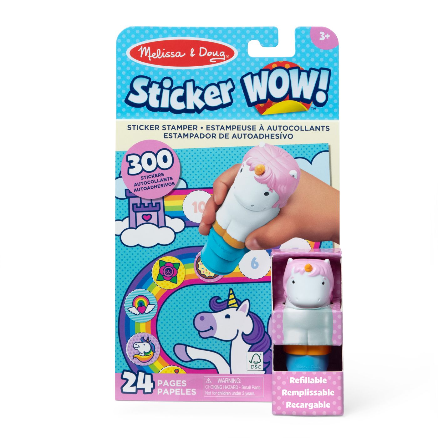 MELISSA AND DOUG STICKER WOW SET DE JOACA AUTOCOLANTE SI - Imagine 1