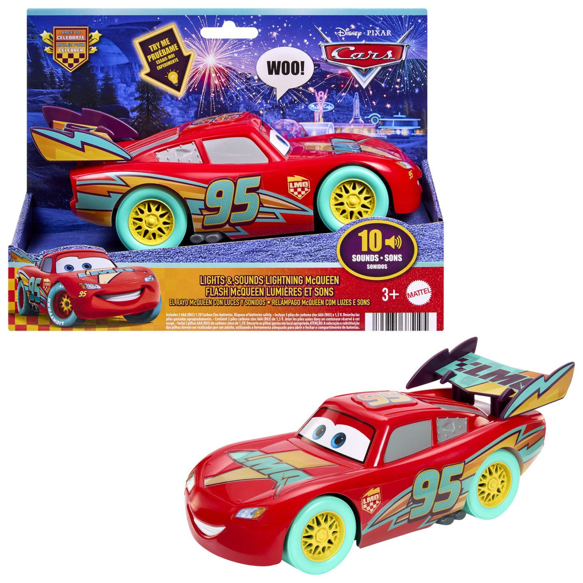 Mașinuță Fulger McQueen cu Lumini și Sunete Mattel - Default Title (1) [ps:4ed61a27-2454-4508-8c47-28b6e408b920]