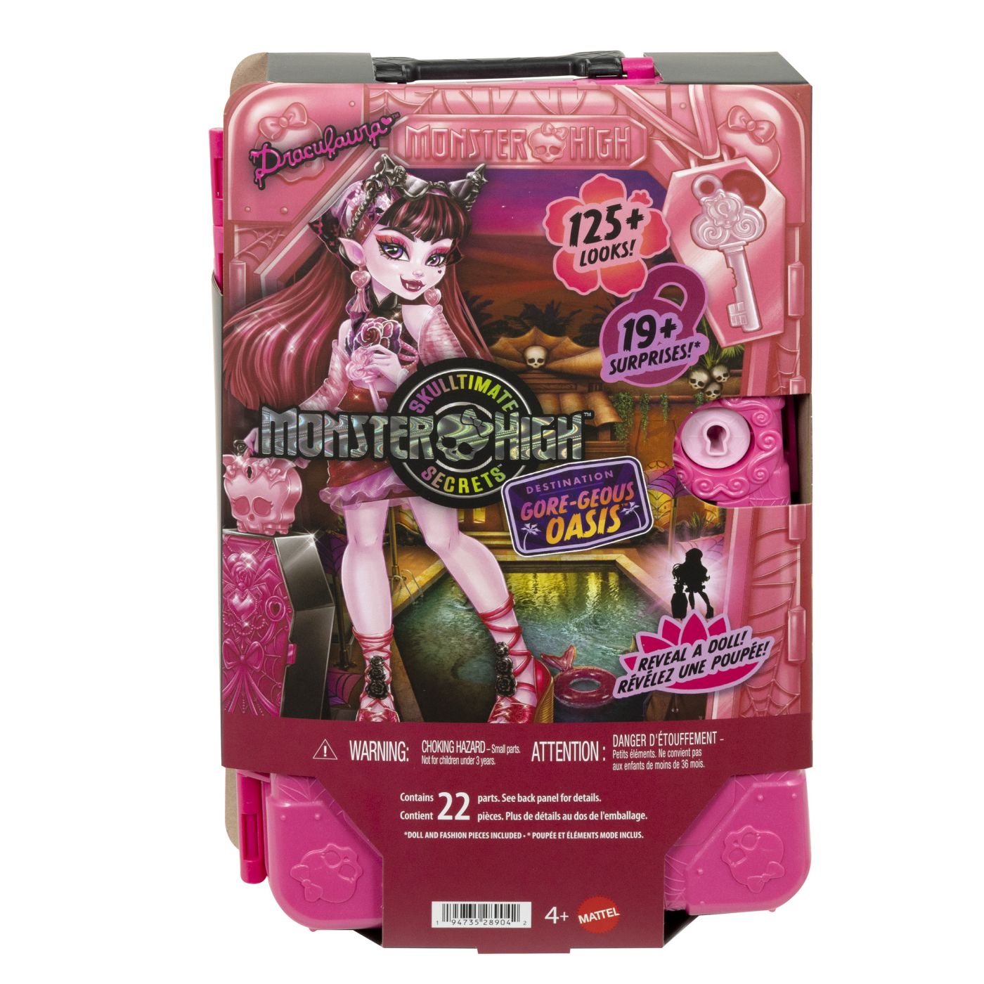 MONSTER HIGH SKULLTIMATE SECRETS PAPUSA DRACULAURA CU - Imagine 1