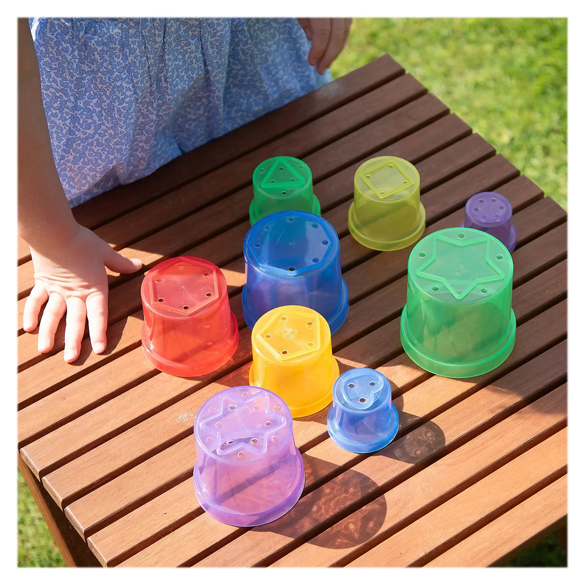 Cupe Translucide Colorate pentru Stivuire Tickit, 9 piese - Default Title (1) [ps:0a5ea986-ea42-47a5-acd2-76df9ae2ff3e]