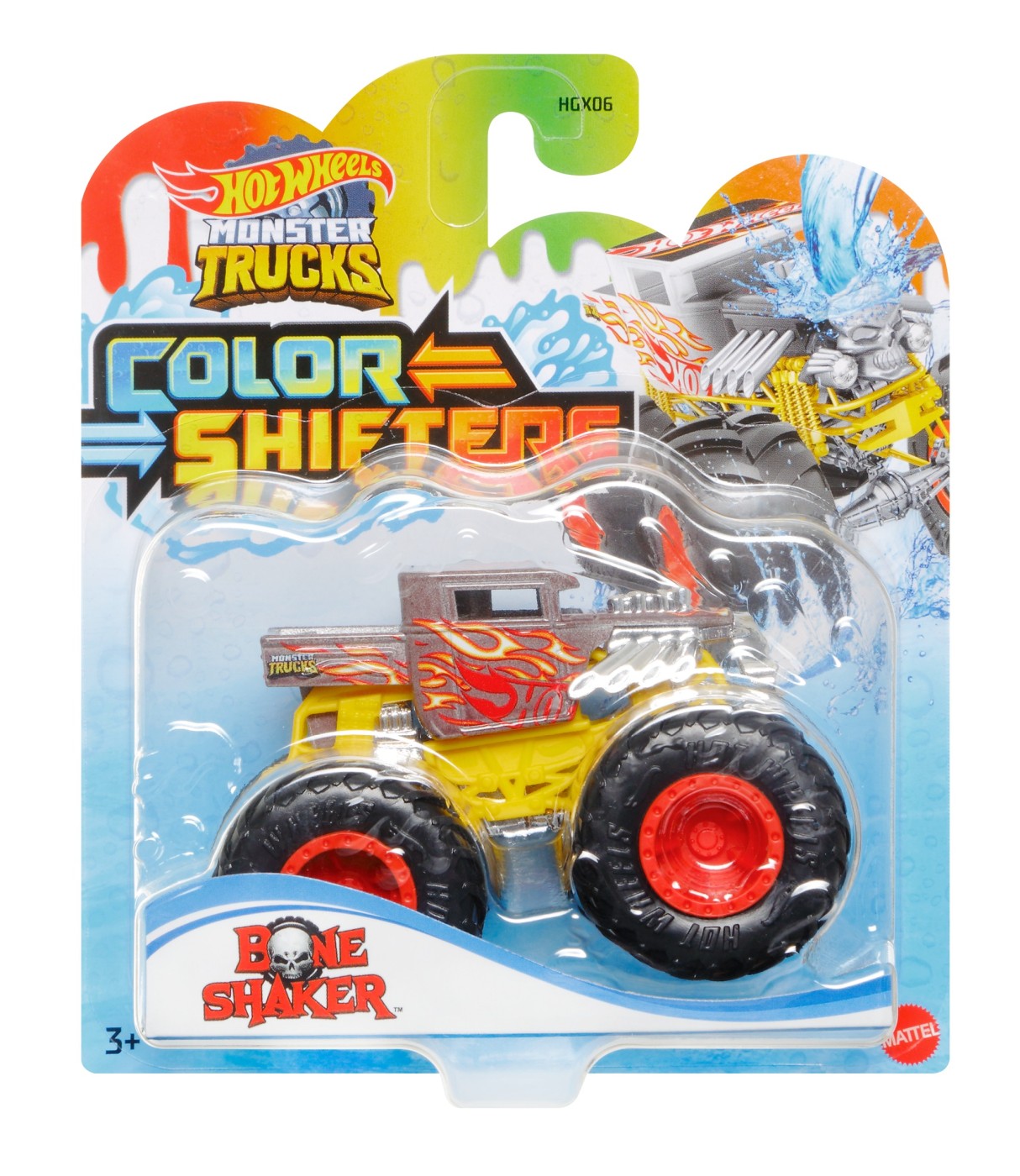 HOT WHEELS MONSTER TRUCK CAMION BONE SHAKER CU CULORI - Imagine 1 [ps:6121165a-6a50-48af-90b7-600d6cde9e0f]