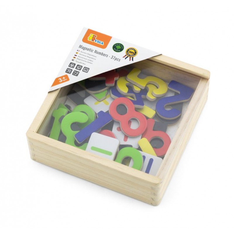 Set cifre magnetice (37 piese), Viga - Imagine 1 [ps:4e197caf-79ac-4d0d-84db-78106a5d032b]