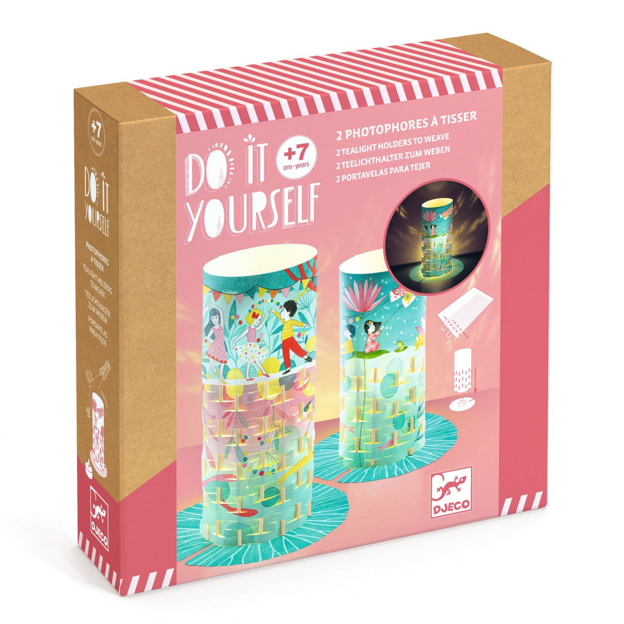 Joc creativ DIY Dansul licuricilor, Djeco - Imagine 1 [ps:6caf4582-78cb-49cf-a576-d8c3f42a0f0d]