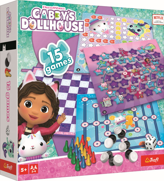 TREFL GABBYS DOLLHOUSE SET 15 JOCURI CLASICE - Imagine 1 [ps:8477d59b-a915-4faf-9787-66edbe69976f]