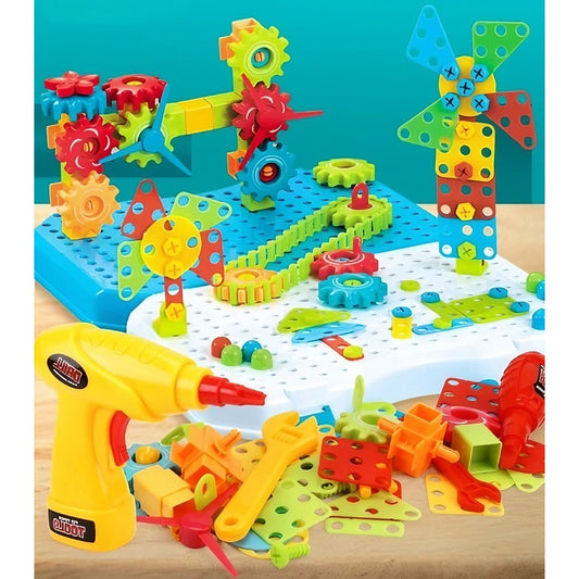 Set Construcție Bormășina Magică Flippy, 310 Piese, Albastru - Default Title (1) [ps:9c6aa86c-1832-4e76-b9e6-28111b5f8fa8]