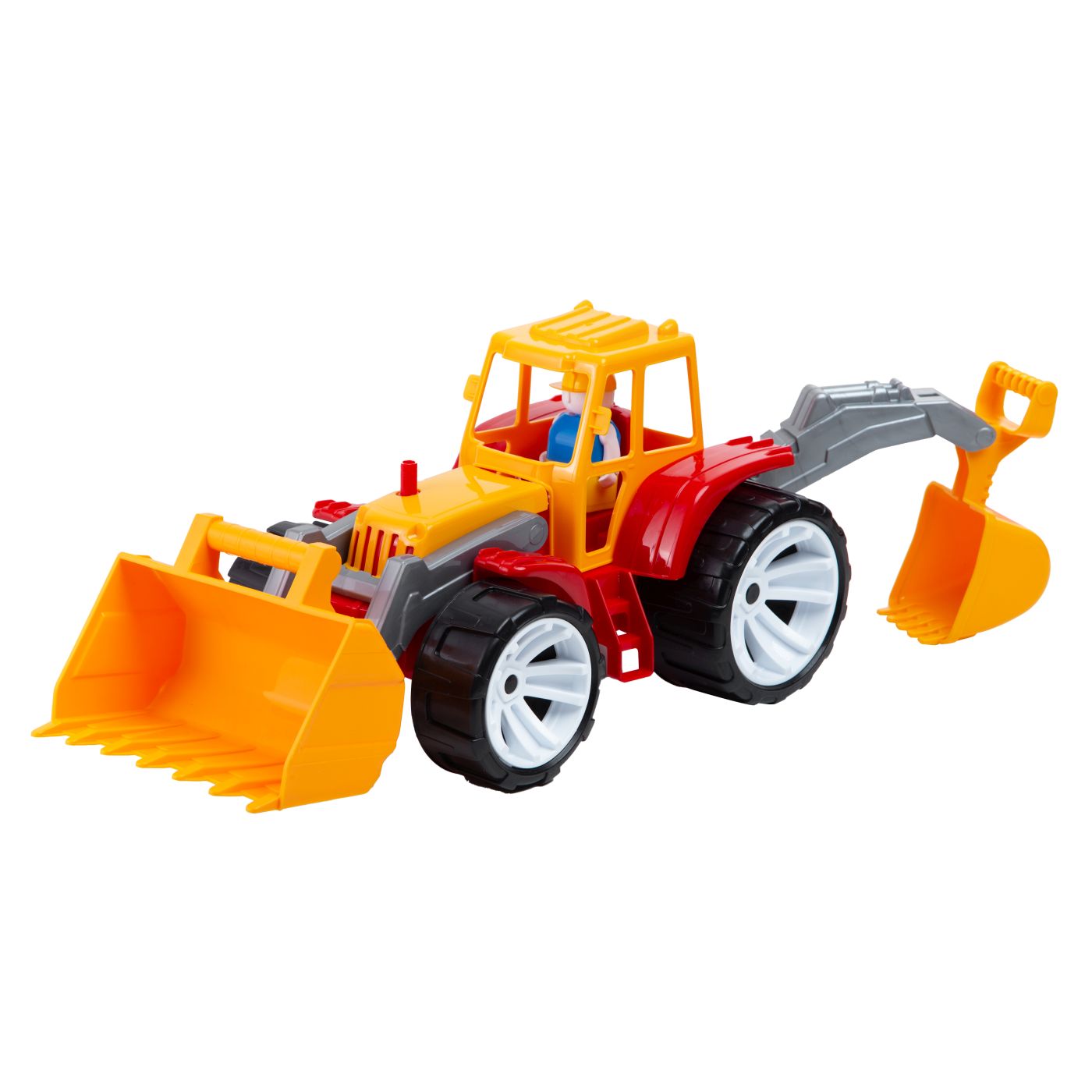 Tractor BAMS 2 cu 2 Cupe Militar - Viva Toys - PORTOCALIU ROSU (1) [ps:51b6967c-4977-4c87-bcb9-e735d19b96ee]