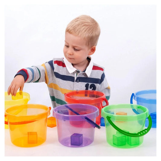 Gălețe Transparente Colorate Tickit, Set 6 Buc | infant.ro - Default Title (1) [ps:ad3f5237-cf7d-4b8d-a574-da7a46055455]