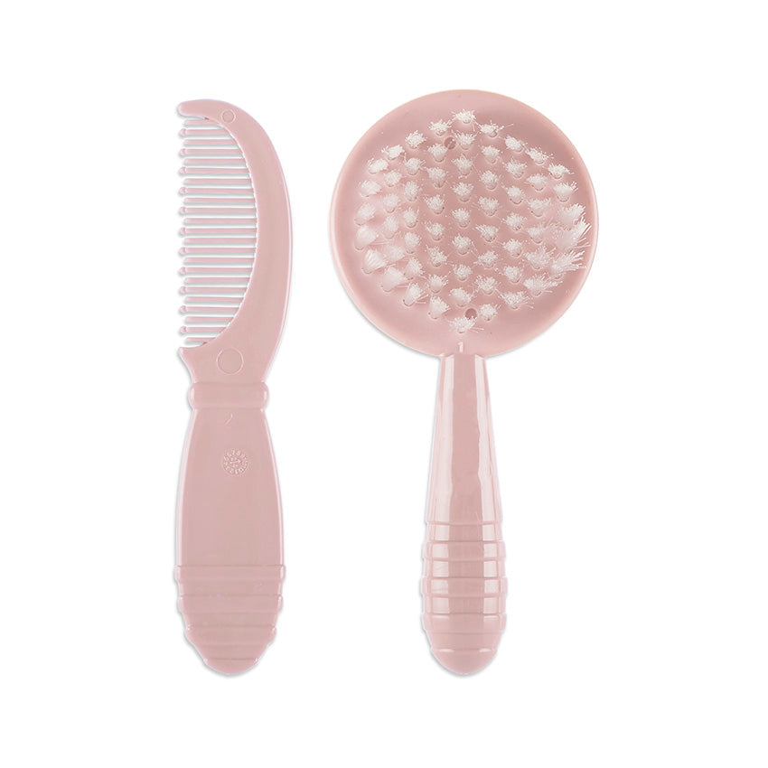 Set Pieptăn și Perie Lorelli My Friend, Cameo Blue, 0 luni+ - Mellow Rose (1) [ps:1a08f8df-6dd8-4434-88a5-31231eba4a0e]
