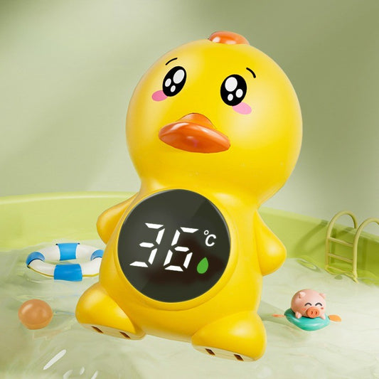 Termometru Baie Bebe Ratusca Flippy, LED, IPX7, Galben - Model Ratusca (1) [ps:49aa511d-73a7-435c-ade4-bee3db7a0a5d]