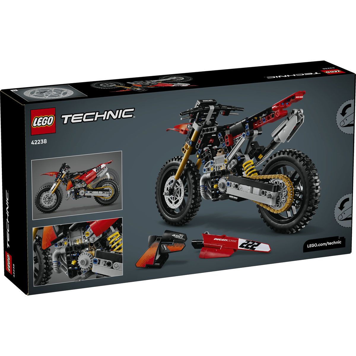 LEGO Technic Motocicletă Ducati Desmo 450 MX 42238 - Default Title (1) [ps:3f5a34d7-d3a6-425e-b3ce-6b34346031b9]