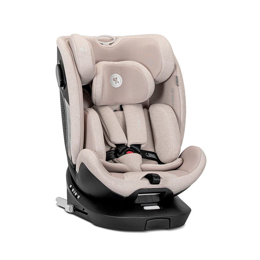 Scaun Auto Lorelli Perseus i-Size, Bază Rotativă, 0-12 ani - Beige (1) [ps:49d73cb7-733f-4517-b538-18d1e9c4aae8]