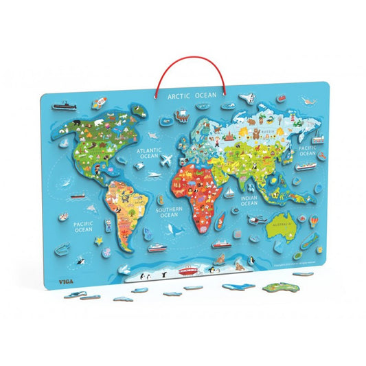 Puzzle magnetic Harta lumii si tabla de scris, Viga - Imagine 1 [ps:bd400bba-e269-4317-8cab-ca2bd428a2fb]