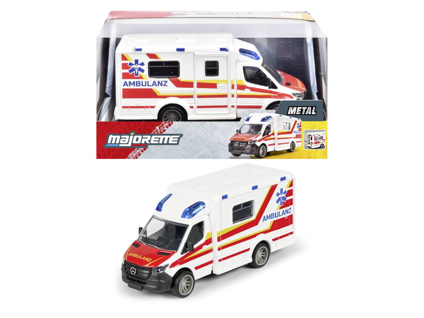 MAJORETTE AMBULANTA METALICA MERCEDES BENZ SPRINTER - Imagine 1 [ps:3e510ab7-8bc1-4f54-8151-5d90925509ca]