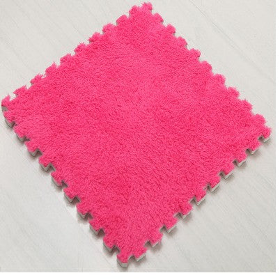 Set Covor Puzzle Flippy, Spuma EVA, 10 Piese, Alb | 30x30cm - Roz (1) [ps:feac5c35-11fb-40f0-94e6-e6b093747799]