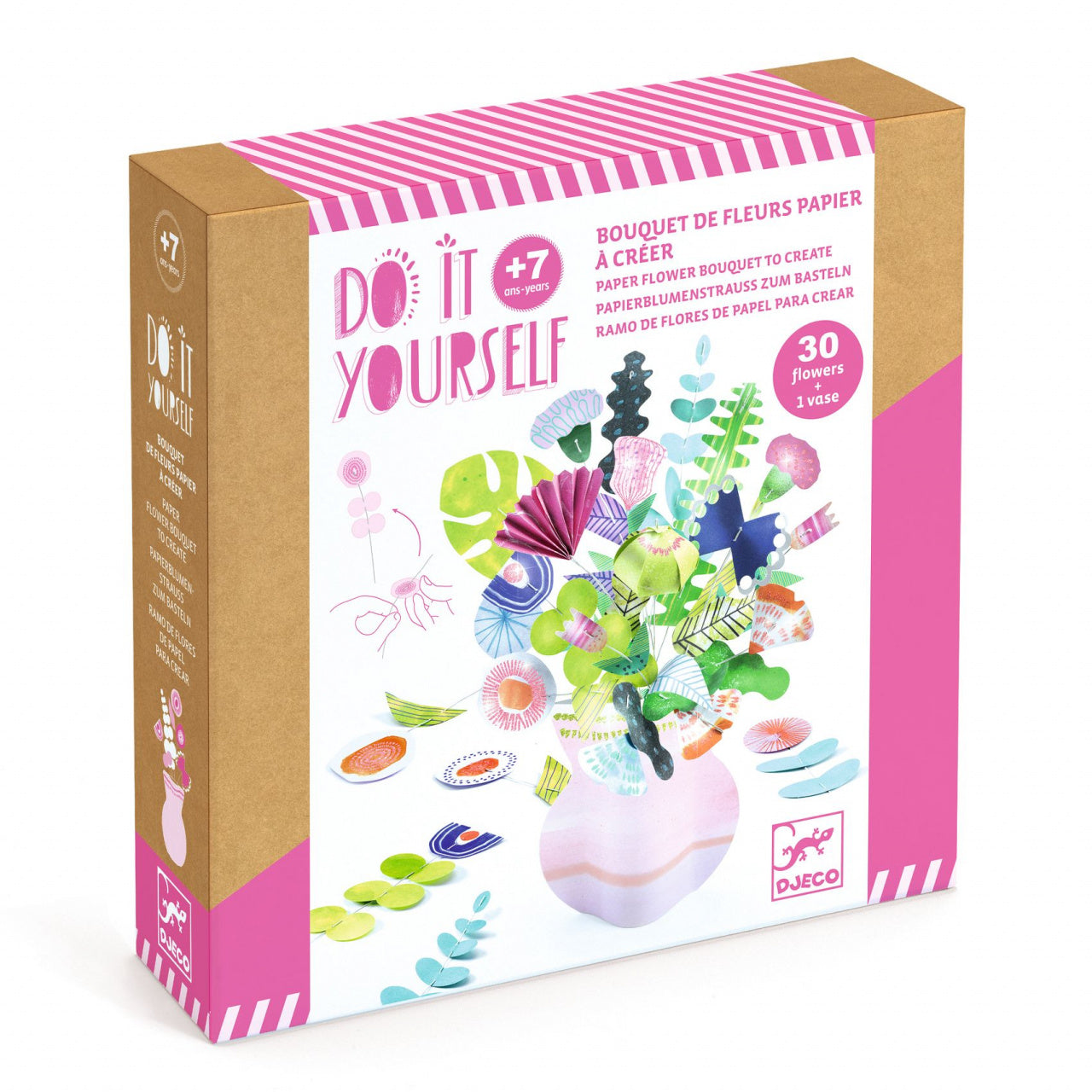 Joc creativ DIY Flori delicate, Djeco - Imagine 1 [ps:e25088b3-de5d-4ed9-9792-ad34718c85c9]