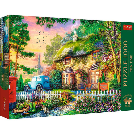 PUZZLE TREFL 1000 PREMIUM PLUS TEA TIME CASUTA STONEY LANE - Imagine 1 [ps:21bfd5af-4aab-457e-b2e2-4c587d3f3a07]
