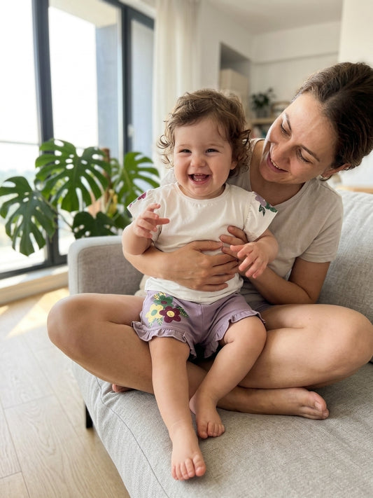 Set tricou și pantaloni scurți Sosso Baby cu flori și - 2 ANI (1) [ps:3376d90c-7aa1-41af-9ba6-a422a01adb58]