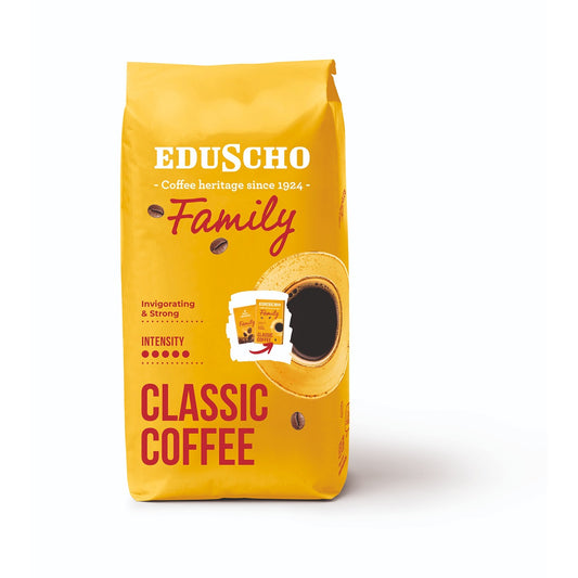 EDUSCHO Family, cafea prajita boabe, 1 kg - Imagine 1 [ps:1ffe6537-b901-4c47-adbb-6717e3906c4d]
